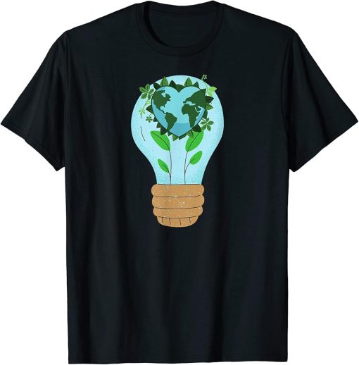 Earth Day 2023 Restore Earth Sea Turtle Art Save the Planet T-Shirt