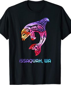 Issaquah Washington Native American Indian Orca Killer Whale T-Shirt